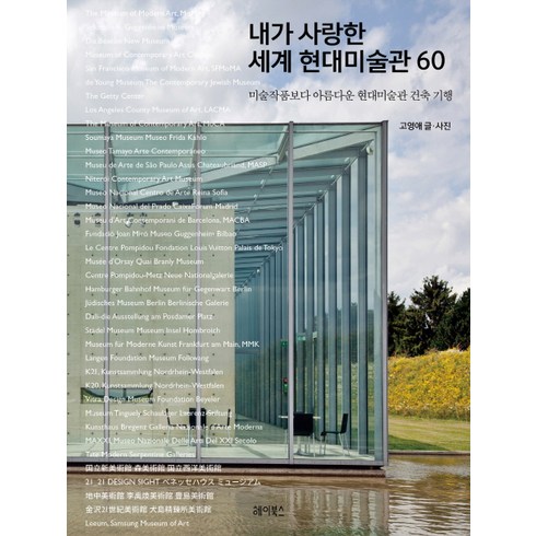 내가 사랑한 세계 현대미술관 60:미술작품보다 아름다운 현대미술관 건축 기행, 헤이북스, 고영애