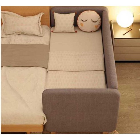 쿠시노가드 쿠시노침대 쿠시노벽가드, 삼면가드레일 120x60x40CM+라텍스층 매트리스 색