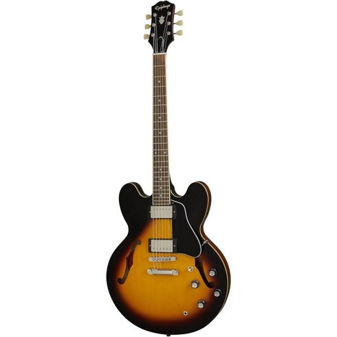 에피폰 ES335 세미 중공바디 체리, Right Handed, Vintage Sunburst