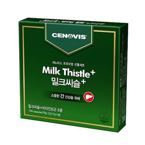 세노비스 밀크시슬+ 120캡슐 선물세트, 120정, 1개