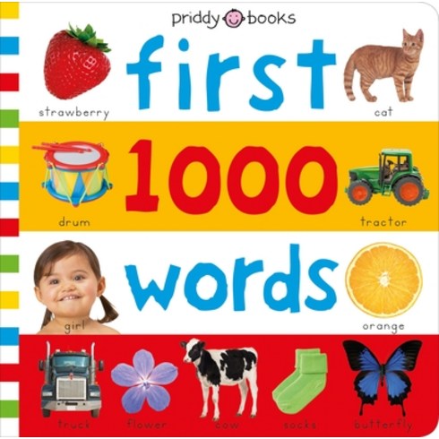 (영문도서) Priddy Learning: My First 1000 Words: A Photographic Catalog of Baby's First Words Hardcover, Priddy Books Us