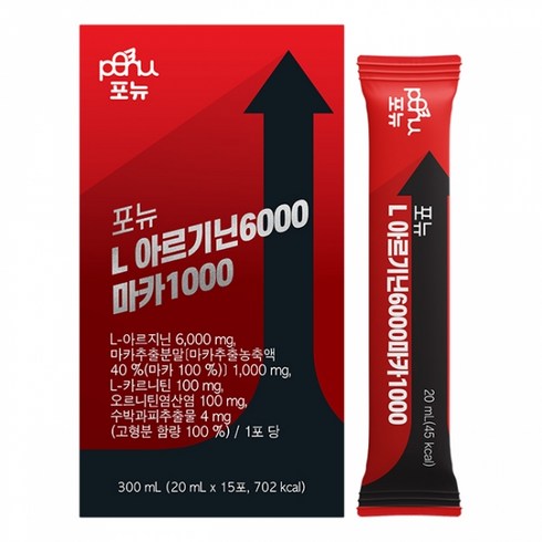 포뉴 L아르기닌 6000 마카 1000 20ml x 15포, 1박스