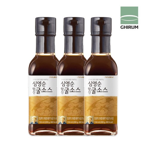 심영순 향신 굴소스 3개 묶음, 150ml