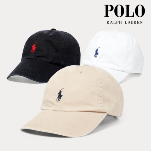 폴로 랄프로렌 치노 코튼 볼캡 POLO RALPH LAUREN 골프모자