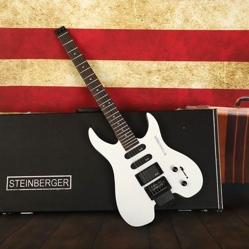 일렉기타 어쿠스틱 트릭 어쿠스틱 헤드리스 베이스 6 현 전문 트릭 6 현 베이스, 화이트, 화이트