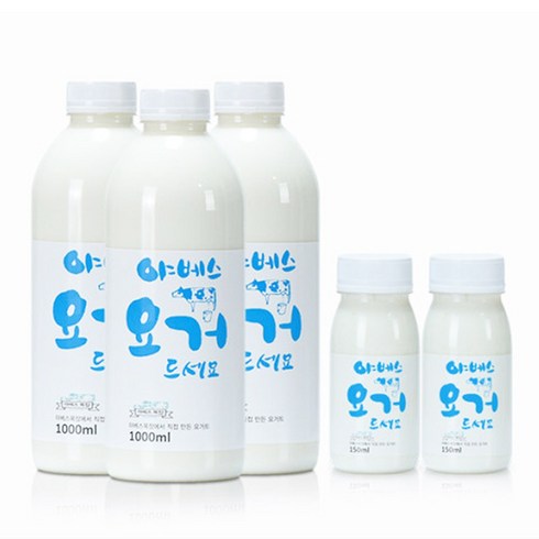 야베스목장 수제요거트 야베스요거드세요 플레인 1000ml X 3개+150ml X 2개, 1개, 3.3L