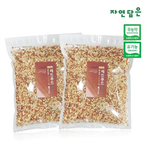 푸른들판 자연담은 무농약 아마란스 레드혼합 1kg x 2 총2kg, 2개