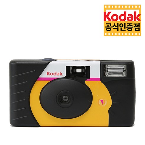 필름카메라 - Kodak 코닥 일회용 플래쉬 카메라 파워 플래시 39 Power Flash, 1개