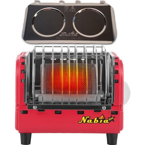 2023년 가성비 최고 나비아ngh1201 - 나비아 NGH-1201+열차단판 캠핑난로 낚시 히터 12시간, NGH-1200 [그린] + 열차단판