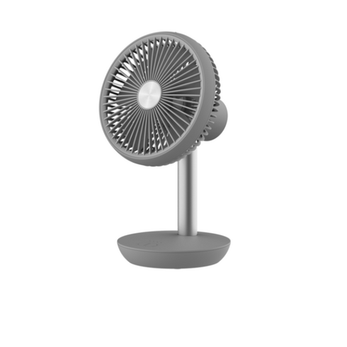 솔러스에어 무선 좌우회전 타이머 탁상용 테이블팬 선풍기 AIR604TF, AIR604TFG, 그레이