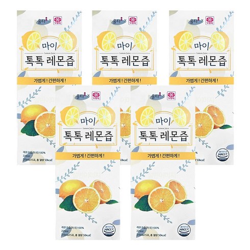 마이 톡톡 레몬즙 - 도투락 마이톡톡 레몬즙, 15ml, 75개