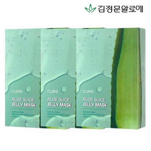 알로에마스크팩 - [김정문알로에] 큐어 알로에 젤리 마스크팩 시즌4(30매), 1개입, 30개