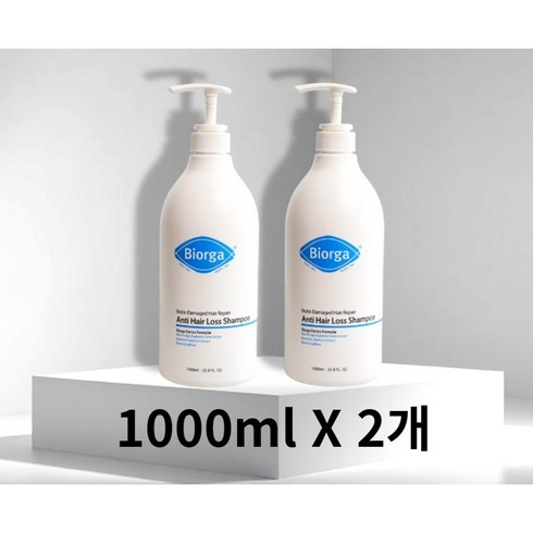 바이오가샴푸 - [best] 바이오가 바이오틴 손상모발개선 탈모완화 샴푸 1000ml 바이오틴탈모샴푸 탈모샴푸 바이오틴샴푸 비오틴샴푸 손상모발 건강모발, 1개, 2L