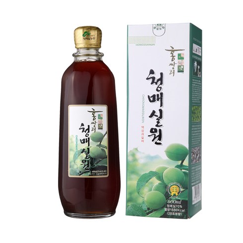 청매실 - 홍쌍리청매실 청매실원, 600ml, 1개