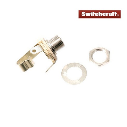 (지엠뮤직_잭) Switchcraft SJ11B 1 4in. Mono Jack 스위치크래프트 잭플레이트, 단품