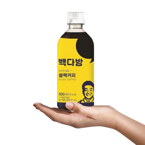 빽다방 - 빽다방 블랙커피, 4개, 500ml