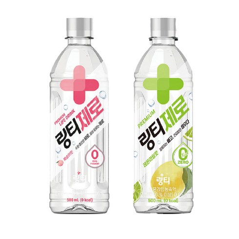 링티제로 - 링티제로 복숭아12개+라임12개, 24개, 500ml