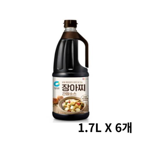 청정원 장아찌 간장소스, 3개, 3.4L