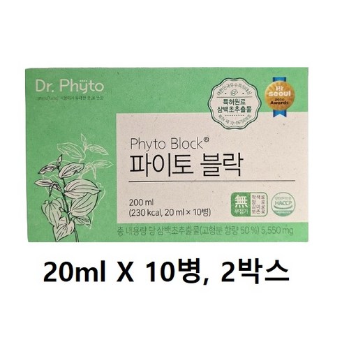 파이토블락 - Dr. Phyto 닥터파이토 파이토블락, 20ml, 20개