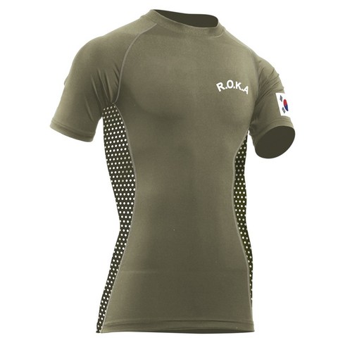 2023년 가성비 최고 어메이징크리 - 어택존 ATB-실버 래쉬가드 반팔 국내생산 쿨 쿨론 티셔츠 기능성 군인 로카 티 남자 남성