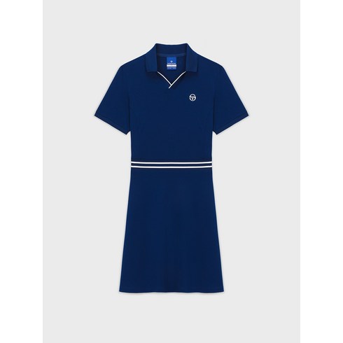 SERGIO TACCHINI 세르지오 타키니 W 에센셜 피케 카라브이넥 반팔 드레스 422575