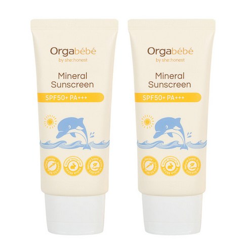 오가베베 무기자차 아기선크림 50ml 1+1 SPF50 PA+++ 물놀이