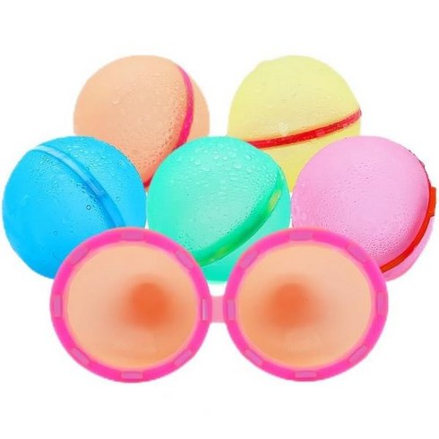 SANXDI 6 Pieces Water Bombs Self-Closing Reusable