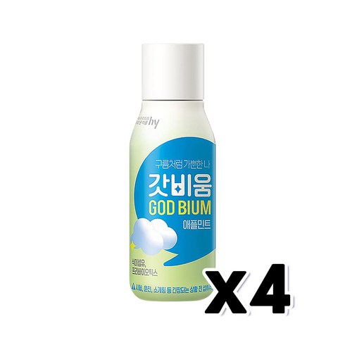 갓비움 - hy 에치와이 갓비움 애플민트 요구르트 230ml x 4개
