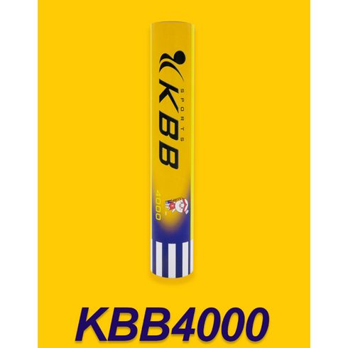 kbb7925타 - KBB4000 배드민턴 셔틀콕 1박스 25타 300개입 오리 깃털 선수용 연습용 경기용 입문자용 초보용 방과후 용산스포츠 용스, 1개