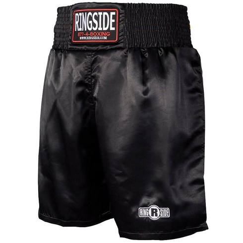 [해외정품] Ringside 남자 남성용프로 스타일 킥복싱 무에타이 MMA 트레이닝 체육관 의류 반바지 복싱 트렁크 블랙/화이트. 링사이드, [미국직배송] XX-Large