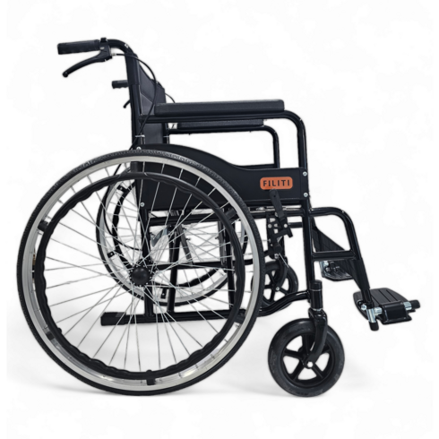 간편노인유모차미니휠체어 - 필리티 접이식 수동 휠체어 TSWC-03, 1개