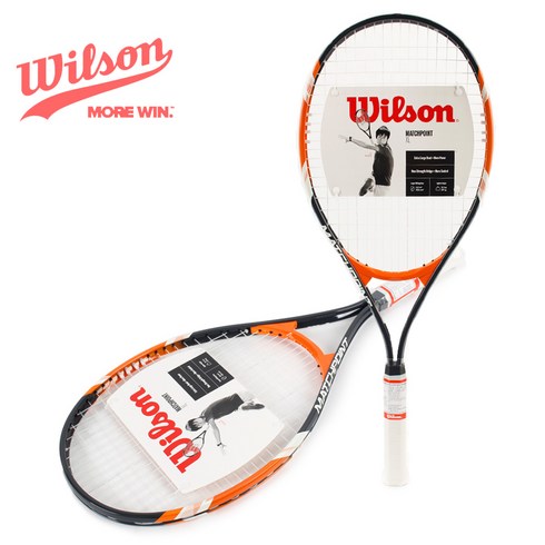윌슨 112sq 295g 입문자용 초급자용 매치포인트 테니스라켓, 단품, 1개