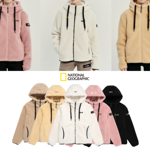 2023년 가성비 최고 내셔널지오그래픽후리스 - 내셔널지오그래픽 역시즌 여성 자켓 후리스 집업 플리스 여자 겨울 후드집업 [매장정품]