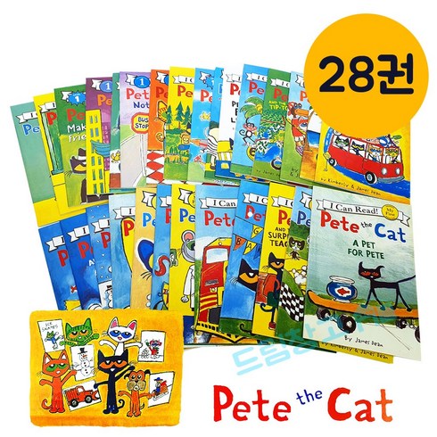 [드림창고] 아이캔리드 피트더캣 28권 세트 개정판 pete the cat 영어원서 음원제공