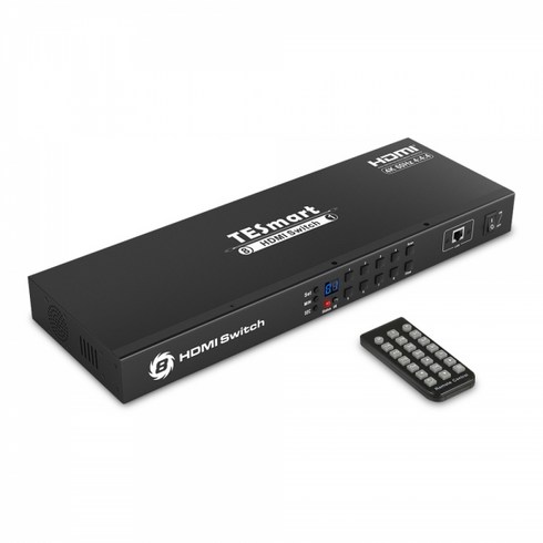 hdmi2.0선택기 - 티이스마트 8:1 HDMI 선택기 8포트 셀렉터 스위치, 8:1 HDMI 선택기 2.0 4K@60Hz