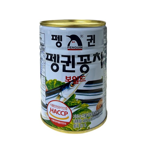 펭귄 꽁치보일드 통조림, 400g, 12개