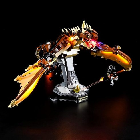 BRIKSMAX LEGO76406 헝가리 혼테일 드래곤용 LED 조명 키트 레고 해리포터 빌딩 블록 모델과 호환 세트 포함 안 함