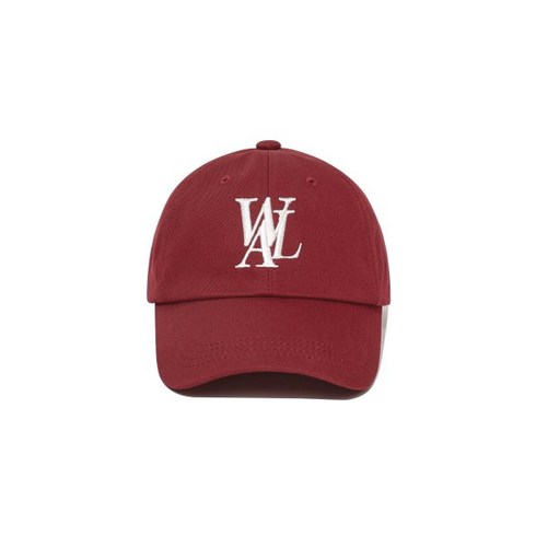 WOOALONG Signature Logo ball cap - WINE