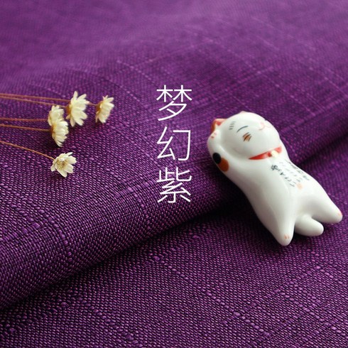 모시원단 린넨 여름 마 삼베 규방공예 삼베보자기 조각보 커튼 식탁보 핸드메이드 DIY, 슬라브-드림퍼플/반미터가