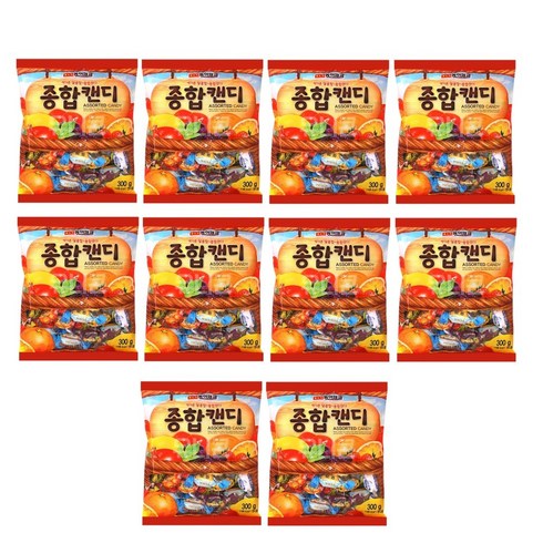 동아제과 종합캔디, 300g, 10개