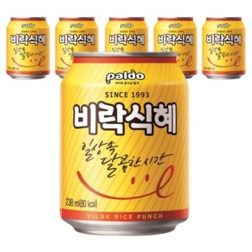 비락식혜 - 팔도 비락식혜, 238ml, 24개