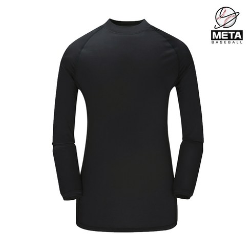 스톰 NEW S-FIT 스판 긴팔 언더티 블랙