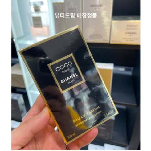 샤넬 코코 누와르 오 드 빠르펭, 100ml, 1개