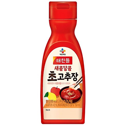 해찬들 새콤달콤 초고추장 튜브 300g, 11개