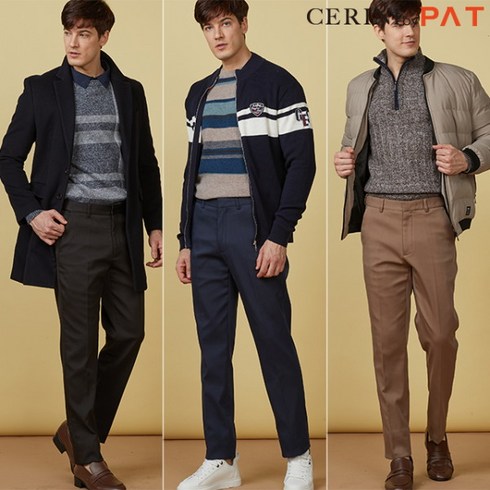 CERINI by PAT [CERINI PAT] 남성 이중직 TC 기모 본딩 팬츠 1종 23W