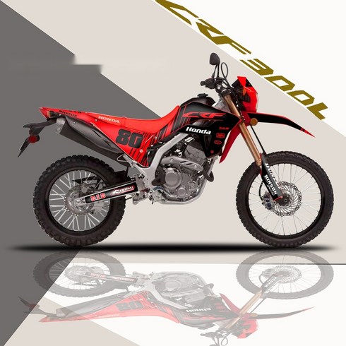 crf300l - 혼다 CRF300L 튜닝 호환 드레스업 풀데칼 스티커 필름, D, 1개