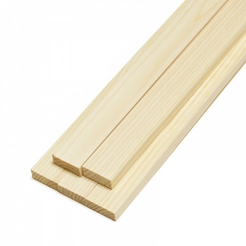 아이베란다 소나무 10x24mm 원목쫄대 나무쫄대 각목 원목 몰딩, 2개