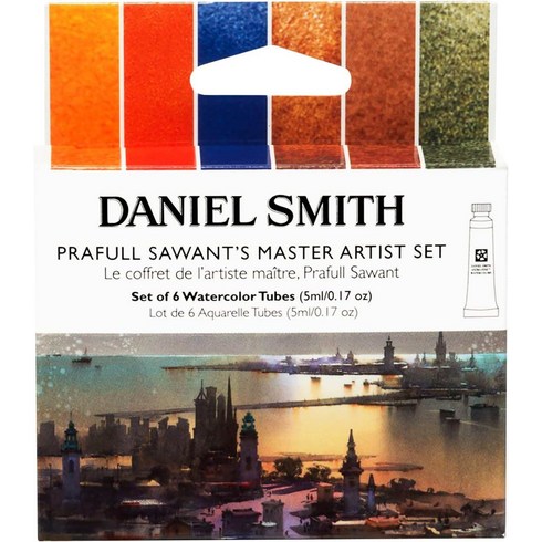 다니엘스미스 수채화 물감 6색Prafull Sawants Master Artist Set