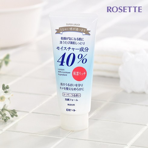 [사은품증정] ROSETTE 로제트 40% 고보습 모이스처 일본폼클렌징 대용량폼클렌징 일본세안제 168g, 1개