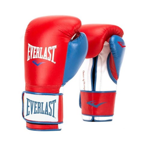 검도장갑 - 검도 격투 무술 스포츠 Everlast 남성용 파워락 후크루프 장갑 3969g14온스 레드블루